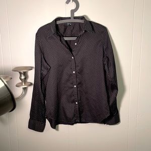 Lauren polka dot button down